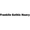 Písmo Franklin Gothic Heavy