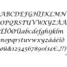Písmo Lucida Calligraphy