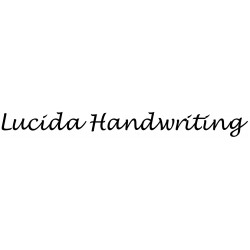 Písmo Lucida Handwriting