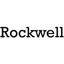 Písmo Rockwell