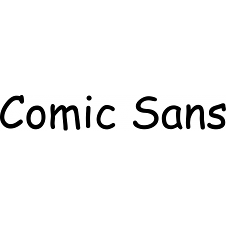 Písmo Comic Sans MS